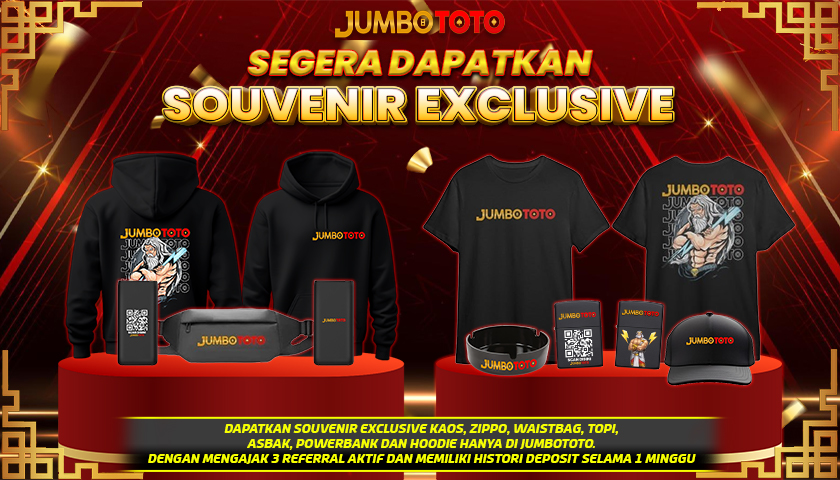 DAPATKAN SOUVENIR DARI JUMBOTOTO
